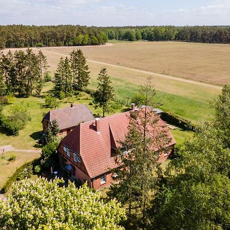 Ferienwohnung 1 Im Landhaus Am Wildpark Boek Eksteriør bilde